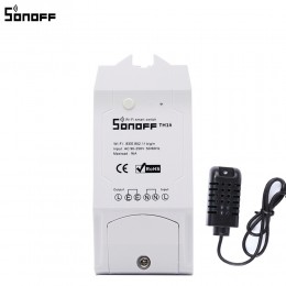 Sonoff TH16 Monitorizare temperatura si umiditate (Senzor inclus)