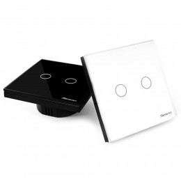 Sesoo - Intrerupator Touch Dublu RF433 (telecomanda neinclusa)